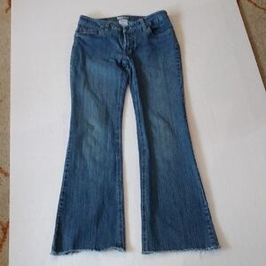 Women's Blue  Size 7 "STUDIO BLUES" slight Flare Leg